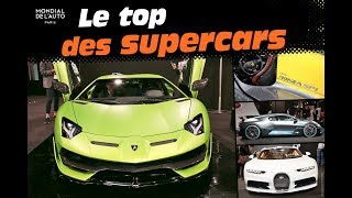 Les supercars du Mondial de lAuto 2018 [upl. by Judd]