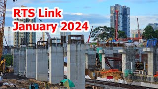 RTS Link Johor Singapore January 2024 [upl. by Egidio]