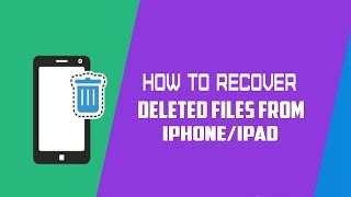 How To Recover Deleted Files From iPhoneIpadiPod Touch [upl. by Aicinet938]