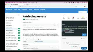 How to display all NFTs from the wallet using the Opensea API [upl. by Clover458]