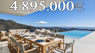 NEW WOW Panoramic SEA Views Villa GATED Community【4895000€】Montemayor Marbella [upl. by Rochella]