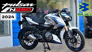 New Bajaj Pulsar N250 2024 Full Review of Features Specs amp Price with Golden USD Suspension [upl. by De]