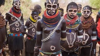 Nyangatom tribe traditional dance amazing viral esattvethiopia subscribe abelbirhanu [upl. by Edik]