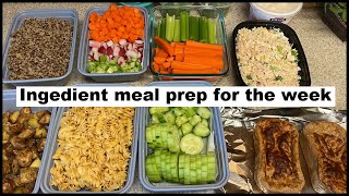 MEAL PREP  Ingredient prep for healthy flexible meals for Weight Loss  WW PointsCalories [upl. by Lener]