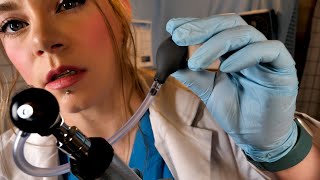 ASMR Hospital Audiologist Hearing Testing amp Ear Exam [upl. by Akem]