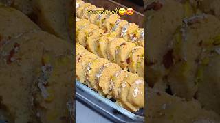 ❤️ Coconut Roll  Home Made Sweet  Dessert  Deepawali Special Sweets  shorts recipe sweet [upl. by Arec]