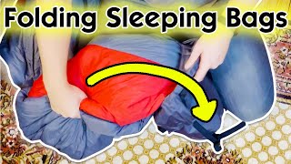 How to Fold Sleeping Bags What NOT to do [upl. by Inhsor]