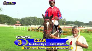 CZAR with Antony Raj S up wins The DrMNDoreswamy Memorial Trophy 2024 RACE 12 [upl. by Slemmer]