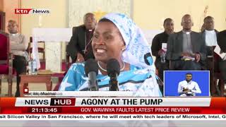 Machakos governor Wavinya Ndeti urges Ruto bring down high prices of fuel [upl. by Mateya]