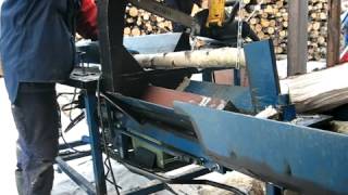 Homemade Firewood Processor [upl. by Atnicaj]