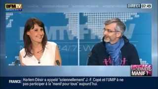 Interview de Tugdual Derville avant la Manif Pour Tous 260513 BFM TV [upl. by Fatimah]