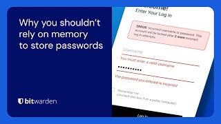 Why you shouldnt rely on memory to store passwords [upl. by Tiffanle281]