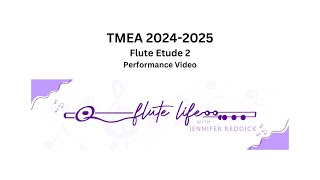 TMEA 20242025 All State Flute Etude 2 [upl. by Koloski]