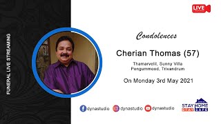 Cherian Thomas Funeral Live 03052021 [upl. by Perceval]