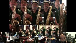 Ill Be Home For Christmas by GannonKent arr Nowak One Man Big Band [upl. by Bonucci874]