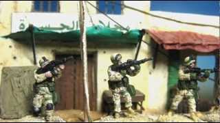 Modern US Marines in Iraq Caesar Miniatures 172 scale [upl. by Otanutrof]