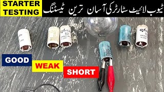 574 How to test tubelight starter [upl. by Lenuahs663]