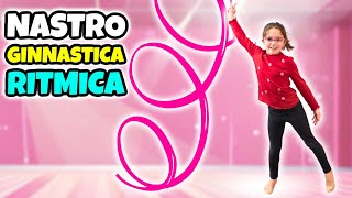 ESERCIZI CON IL NASTRO Ginnastica Ritmica con Matilde [upl. by Findley]