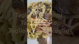 Tagliolini al Tartufo Nero Tagliato Allo Scoglio food comedy [upl. by Inesita]