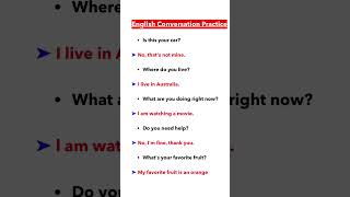 English Conversation Practice  How to Improve Your English shorts englishconversation english [upl. by Sredna195]