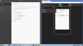 Simple HTML5 app using Bracketsio JQueryMobile and Ripple emulator [upl. by Martino]