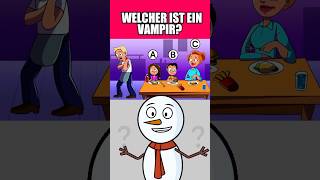 WELCHER IST EIN VAMPIR quiz herausforderungen [upl. by Torhert]