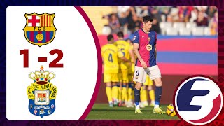 FULL MATCH HIGHLIGHTS  FC BARCELONA 12 UD LAS PALMAS ALL MISS AND SAVES [upl. by Pinette]