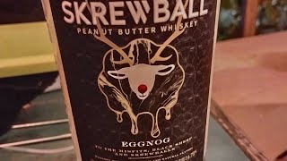 skrewball peanut butter whisky eggnog [upl. by Henarat469]