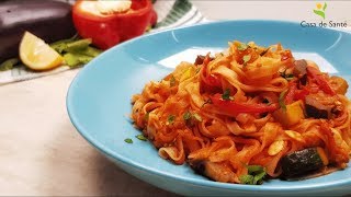 Low FODMAP Vegetable Pasta Stirfry Recipe [upl. by Bernardina]