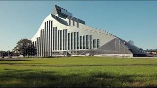 Latvijas Nacionālā bibliotēka  Latvijas prezidentūras mājas [upl. by Cohbert726]