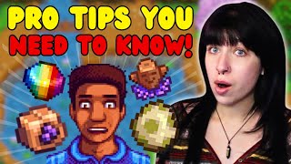 16 NEW PRO TIPS for the Stardew Valley 16 Update [upl. by Aksehcnarf869]