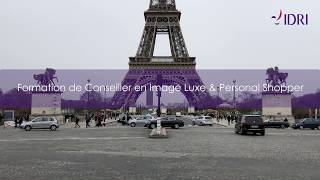 IDRI Paris  Formation alternance quotLuxe amp Personal Shopperquot [upl. by Annhoj]