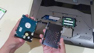 How to upgrade Laptop Hard drive with Seagate Barracuda SATA 2TB drive [upl. by Sualocin]