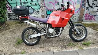 Cagiva Elefant 900 with Laser pro duro sound [upl. by Aimil]