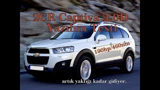 2CR  Captiva 20D  Yazılım Testi  190hp460nm  EGRampDPF İptal [upl. by Naam]