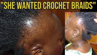 SHE WANTED CROCHET BRAIDS amp THATS WHAT SHE GOT [upl. by Dorman]