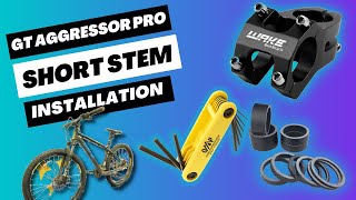 GT Aggressor pro short stem installation [upl. by Alyhs]