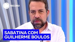 Assista à íntegra da entrevista com Guilherme Boulos candidato do PSOL à Prefeitura de SP [upl. by Attiuqram]