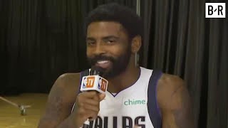 Kyrie Irving on Klay Thompson Bouncing Back from Finals Loss Last Season  2024 NBA Media Day [upl. by Dralliw277]