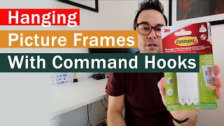 How to hang picture frames with 3M command hooks [upl. by Trautman]