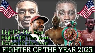 BREAKING Terence Crawford quotFighter Of The Yearquot  Bomac Trainer Of The Year 2023  WCS AWARDS [upl. by Harmonia34]