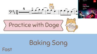 Baking Song ABRSM 2024 Cello grade 1 C1 [upl. by Ennayar132]