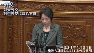 橋本聖子議員会長 1 （平成31年1月31日） [upl. by Doerrer147]