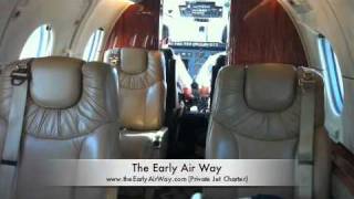 Flying on a PRIVATE JET Hawker 400XP Orange County to Las Vegas [upl. by Aleinad]