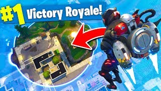 MAX HEIGHT JETPACK Trolling In Fortnite Battle Royale [upl. by Ester]