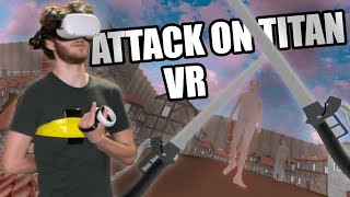 Attack on Titan VR Oculus Quest 2 [upl. by Old]