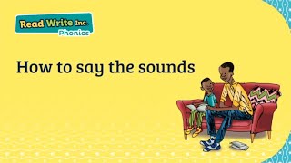 How to help your child learn the Read Write Inc phonics sounds [upl. by Huntington]