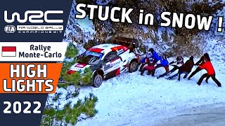 WRC Rally Highlights  Saturday Afternoon Day 3 WRC Rallye MonteCarlo 2022 [upl. by Eramat]