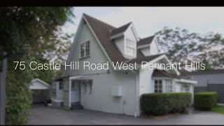 75 Castle Hill Road West Pennant Hills  LOCATION amp CONVENIENCE  WALK TO CHERRYBROOK METRO STATION [upl. by Mccutcheon]