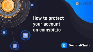 How to protect your account on coinsbitio  Installing 2FA [upl. by Chadd]